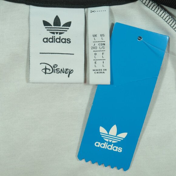 Adidas Disney Goofy Sst Jacket Mens L Black Long Sleeve New - Picture 7 of 10